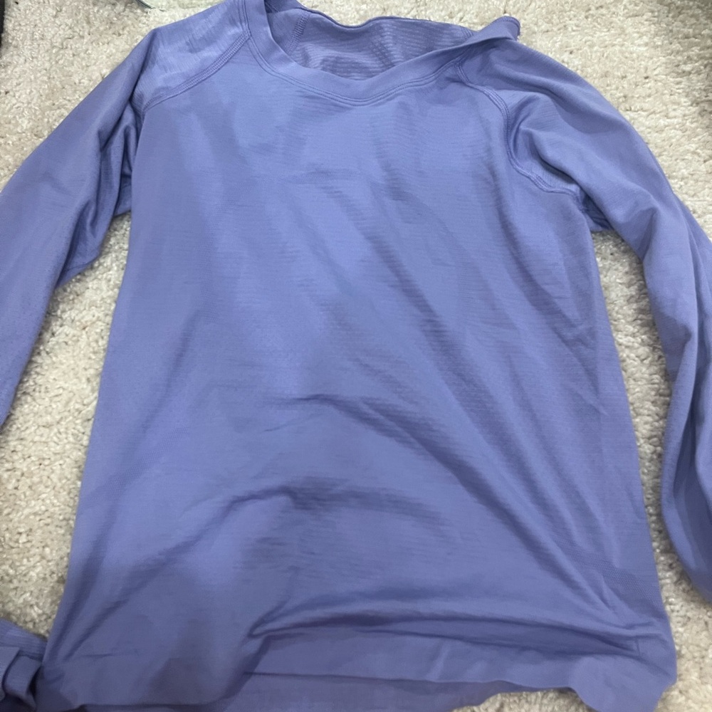 lululemon athletica Purple Long Sleeve Top
